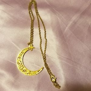 Crescent Moon pendant necklace